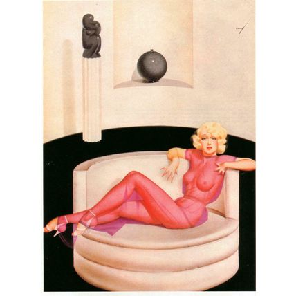 Petty magazine Pin Up art #101