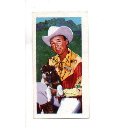 SINGLE KANE PRODUCTS TRADE CARD ROY ROGERS COLOUR SERIES 1958 NUMBER 11