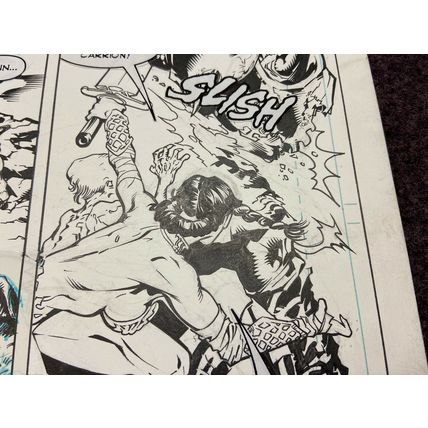 Aquaman #8 p6 (2003) Guichet Aquaman Tempest Valkyries Sword & Sorcery Horror