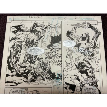 Aquaman #8 p6 (2003) Guichet Aquaman Tempest Valkyries Sword & Sorcery Horror