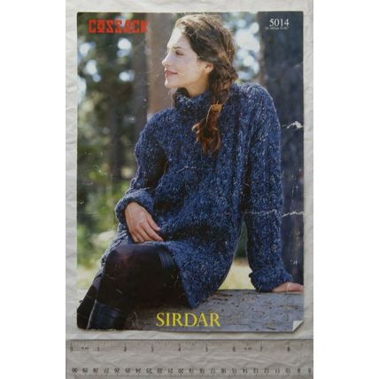 Vintage: Sirdar 5014 sweater, chunky, 81-107 cm, 32-42 inch