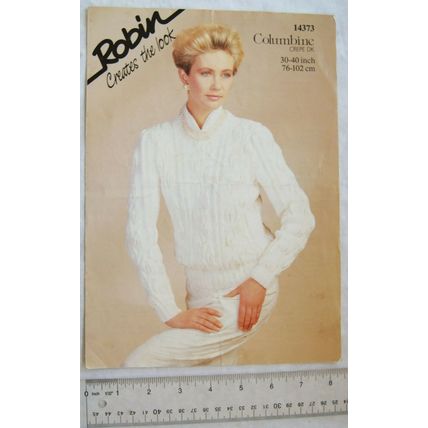 Vintage: Robin 14373 sweater, DK, 76-102 cm, 30-40 inch