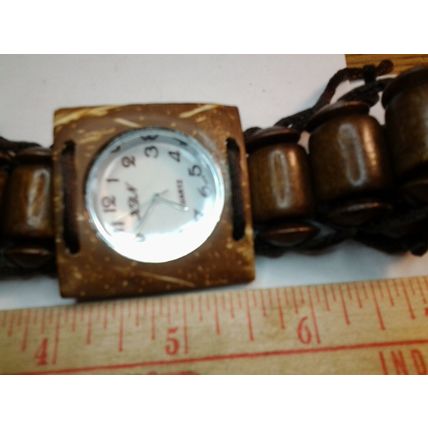KDN adjustable plastic beaded band WATCH