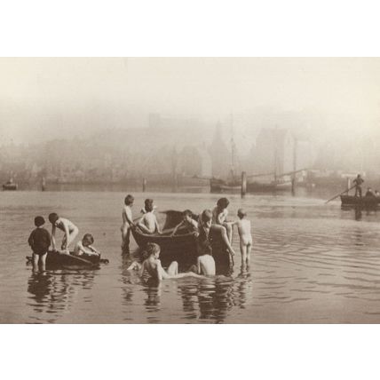 Whitby Yorkshire The Water Rats Boat Victorian Frank Sutcliffe Postcard