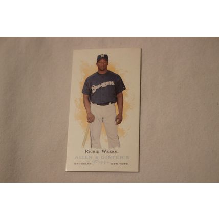 Rickie Weeks 2006 Topps Allen & Ginter's MINI NO. 68