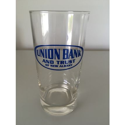 UNION BANK AND TRUST OF NEW ALBANY DRINKING GLASS