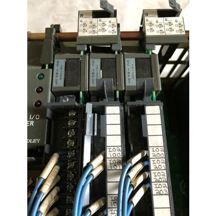 ALLEN BRADLEY 1771-08D,REMOTE I/O ADAPTER,1771-P7 POWER SUPPLY,1771-CP1,AE