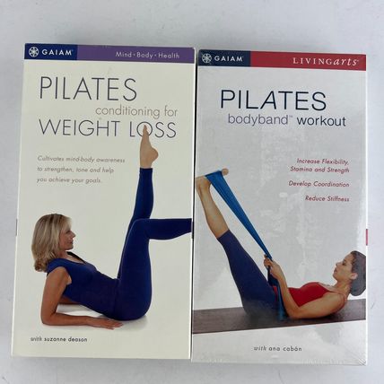 Pilates - Conditioning for Weight Loss & BodyBand Workout VHS Video Tape Lot