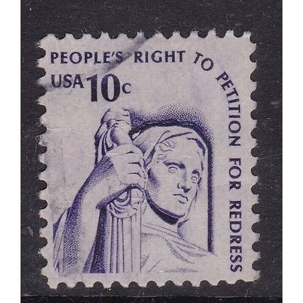 United States 1977 People's Right for Petition 10c Fine Used SG 1585 VGC