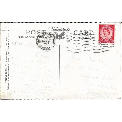 Worthing, Sussex, England, UK - Vintage 1958 Photographic Postcard