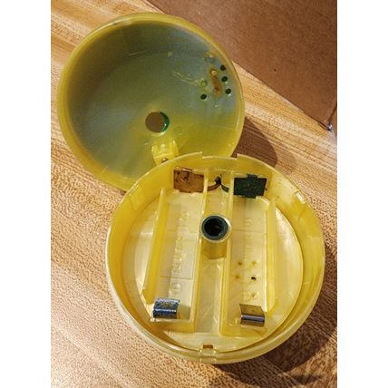 3 Easter Eggs 1 Decorative 1 Ceramic Candle 1 Plastic Battery Operated Broken