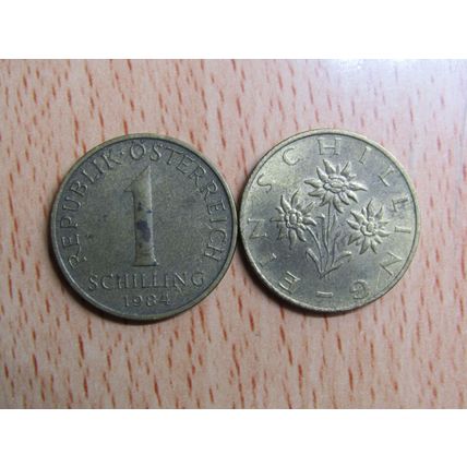 Austria 1984 1 Schilling Coin
