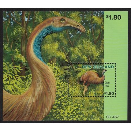 New Zealand Extinct Birds MS 1996 MNH SG#MS2034 Sc#1398a