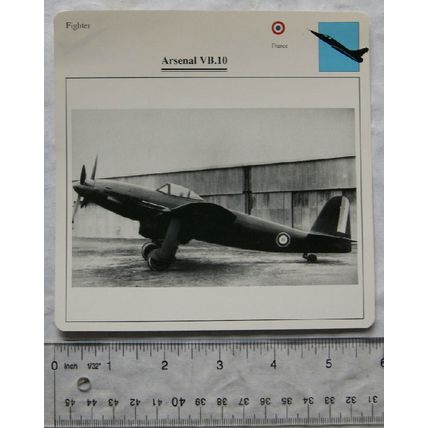 Arsenal VB.10 - France - Fighter - Collectors Club Card