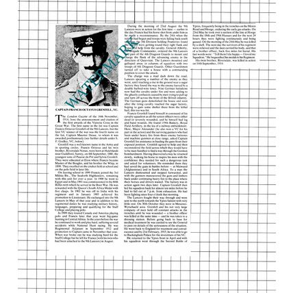 Captain Francis Octavus Grenfell - 1980 Cutting / Print