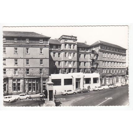 Laharna Hotel Larne Postcard RP Co Antrim Northern Ireland