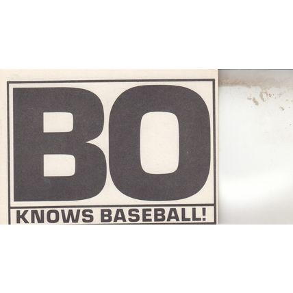 BO JACKSON AUTOGRAPHED ROYALS & RAIDERS CHAMPION ALL-STAR PLAYER CARD