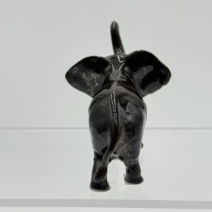 Vintage Hagen Renaker Elephant Porcelain Painted Figurine Miniature 2.5”