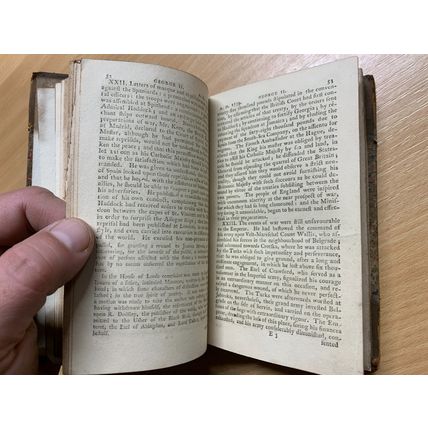 RARE* 1790 "HISTORY OF ENGLAND" T A LLOYD VOL 4 SMALL ANTIQUE BOOK (P3)