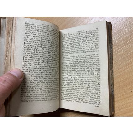 RARE* 1790 "HISTORY OF ENGLAND" T A LLOYD VOL 4 SMALL ANTIQUE BOOK (P3)