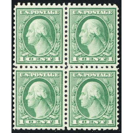 542, Mint NH 1¢ VF Block of Four Stamps SCV $120 - Stuart Katz