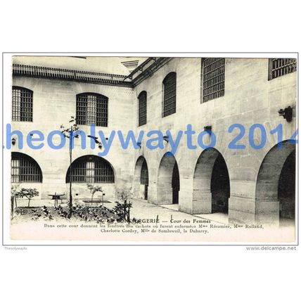 LA CONCIERGERIE, COUR DES FEMMESALLE DES GIRONDINS, DES PORTES, PARIS, FRANCE, 1