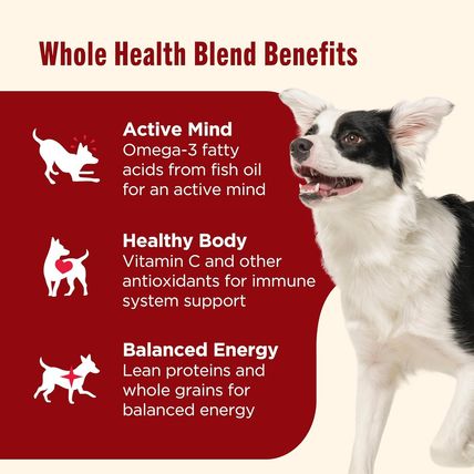 Nutrish Dry Dog Food, Real Beef, Pea & Brown Rice Recipe Whole Health Blend for