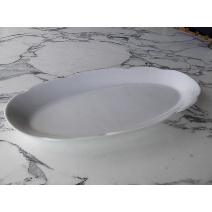 Extra Large Oval Porcelain Serving Dish 57cm Whole Fish Salmon Roast Beef plate