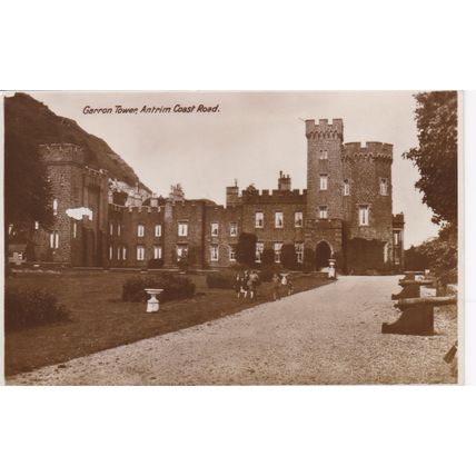 ED 93 ANTRIM -GARRON TOWER, ANTRIM COAST ROAD, RP POSTCARD
