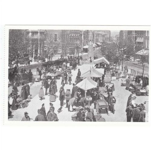 Market Place Taunton Somerset Postcard (SOM4523) Reproduction Card