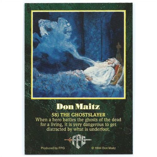 Don Maitz Series 1 Fantasy Art - #58 - The Ghostslayer