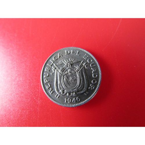 1946 REPUBLICA DEL ECUADOR 5 CENTAVOS FREE POST AD