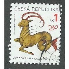 CZR 1998 1kc 'SIGNS OF THE ZODIAC' FINE USED (EBID42-894)