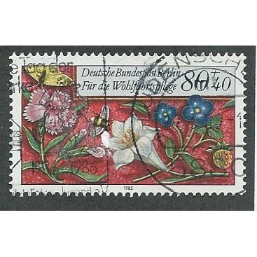 BERLIN -1985 80pf+40 'HUMANITARIAN - MOTIFS' FINE USED (EBID44-886)