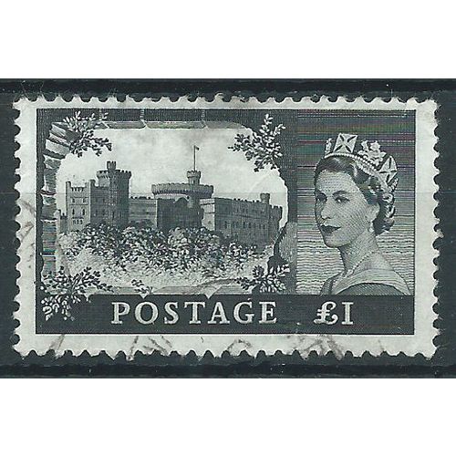 1967 SG762 £1 Back Castle No Watermark Fine Used.