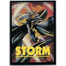 Franklin ' Crunch n Munch ' STORM Marvel card (1993)