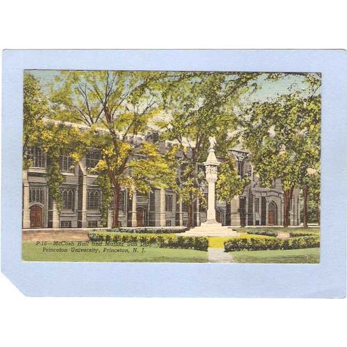 New Jersey McCosh Hall & Mather Sun Dial Princeton University -~1239