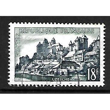 FRANCE 1955 VIEWS 18F UZERCHE SG 1266 FINE USED#