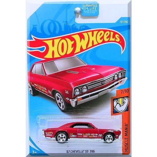 Hot Wheels - '67 Chevelle SS 396: Muscle Mania #7/10 - #157/250 (2019) *Red*