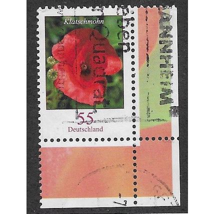 GER 2005 55c 'FLOWERS DEFINITIVES-POPPY' FINE USED (EBID69-399)