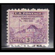 752 3c Washington's Hdqs Fine MNH O4740