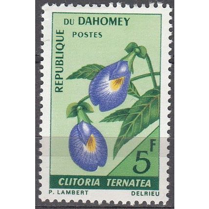 Dahomey 1967 Michel 300 Neuf ** Cote (2001) 0.60 Euro Pois bleu