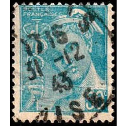 France 1942 Mercury 50c Used Stamp