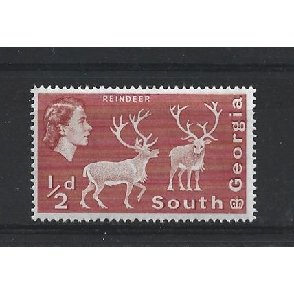 SouthGeorgia.SG1 1/2d Reindeer.Mounted Mint.Mar24