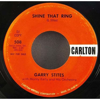 Gary Stites - Shine That Ring / Lonely For You Promo Vinyl 45