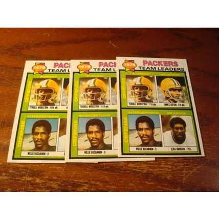 1979 Topps, 3-Cards, Packers Team Leaders, JAMES LOFTON, #407
