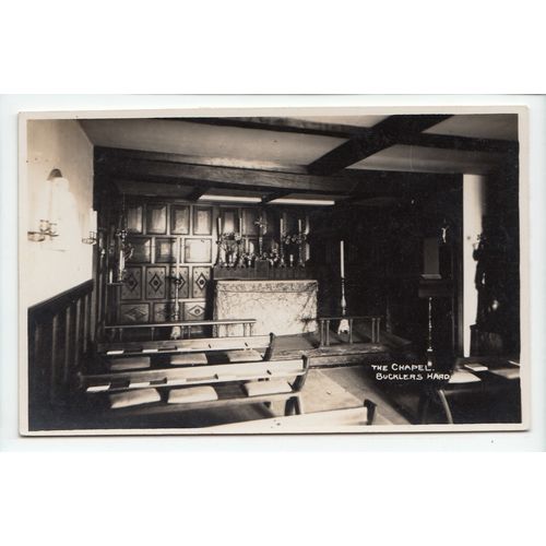 The Chapel Buckler's Hard Postcard New Forest Hampshire