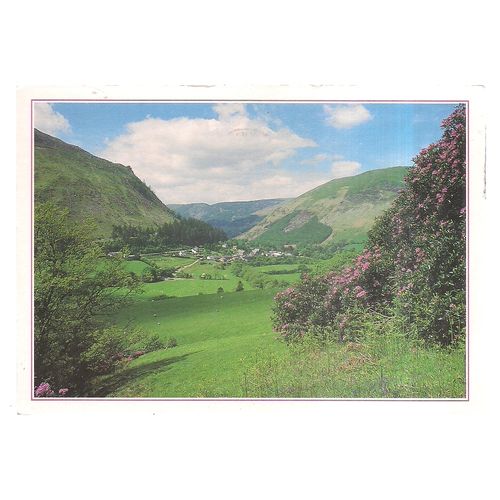 DINAS MAWDDWY, GWYNEDD ..used postcard by J.Arthur Dixon 1994 postmark.. =