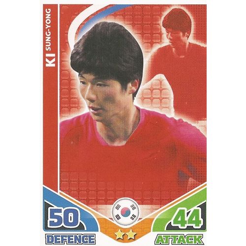 Match Attax - World Cup 2010: South Korea - Midfielder, Ki