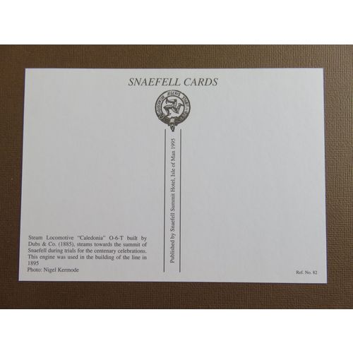 Snaefell Mountain Railway, Caledonia on Snaefell, Isle of Man Postcard